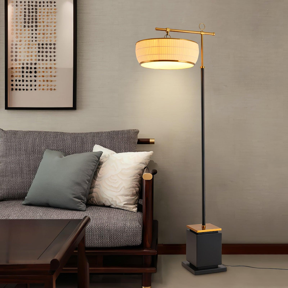 Socor Modern Fabric Floor Lamp
