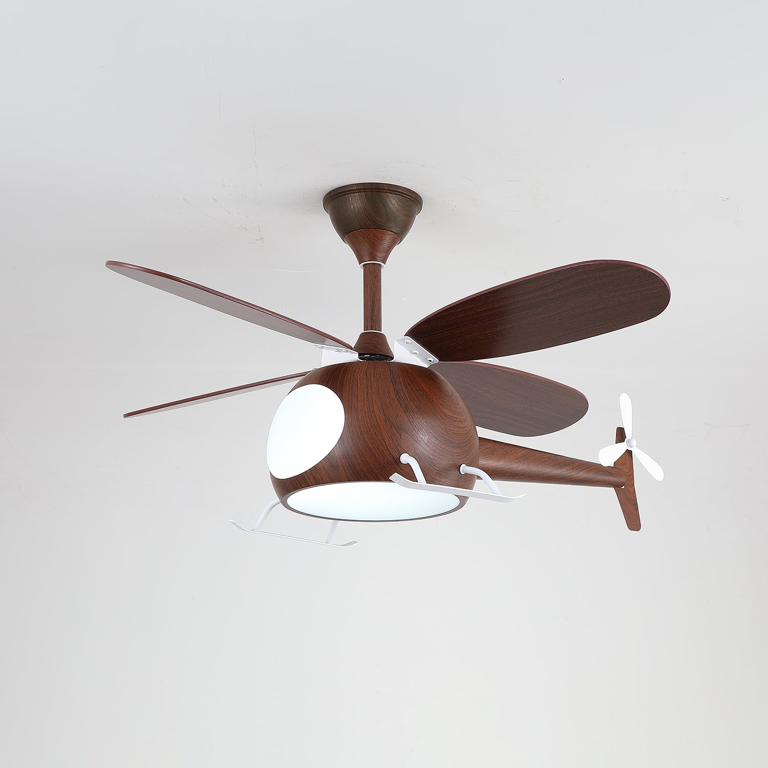 Aviara Modern Wood Breeze Kids Ceiling Fan Light