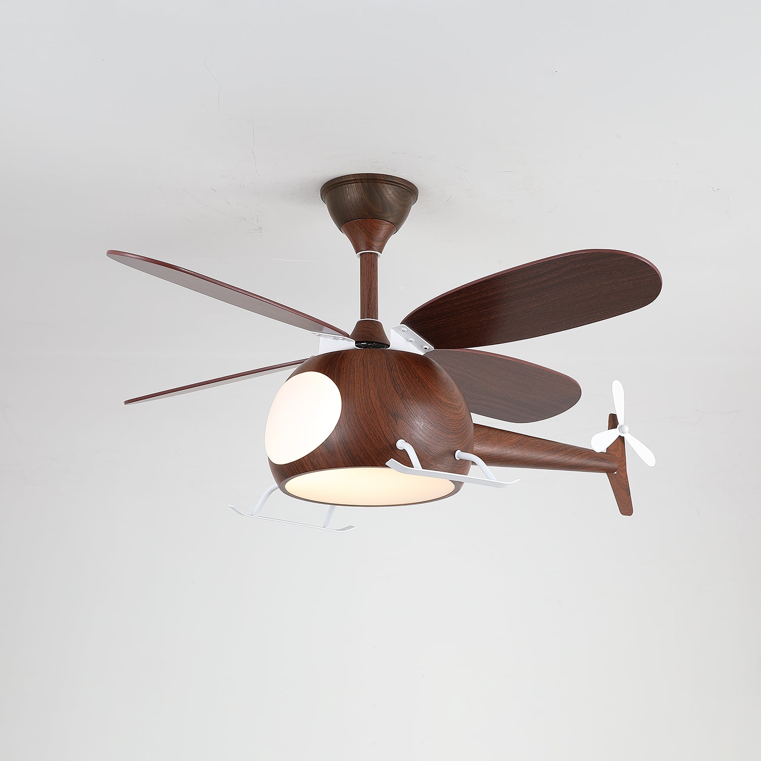 Aviara Modern Wood Breeze Kids Ceiling Fan Light
