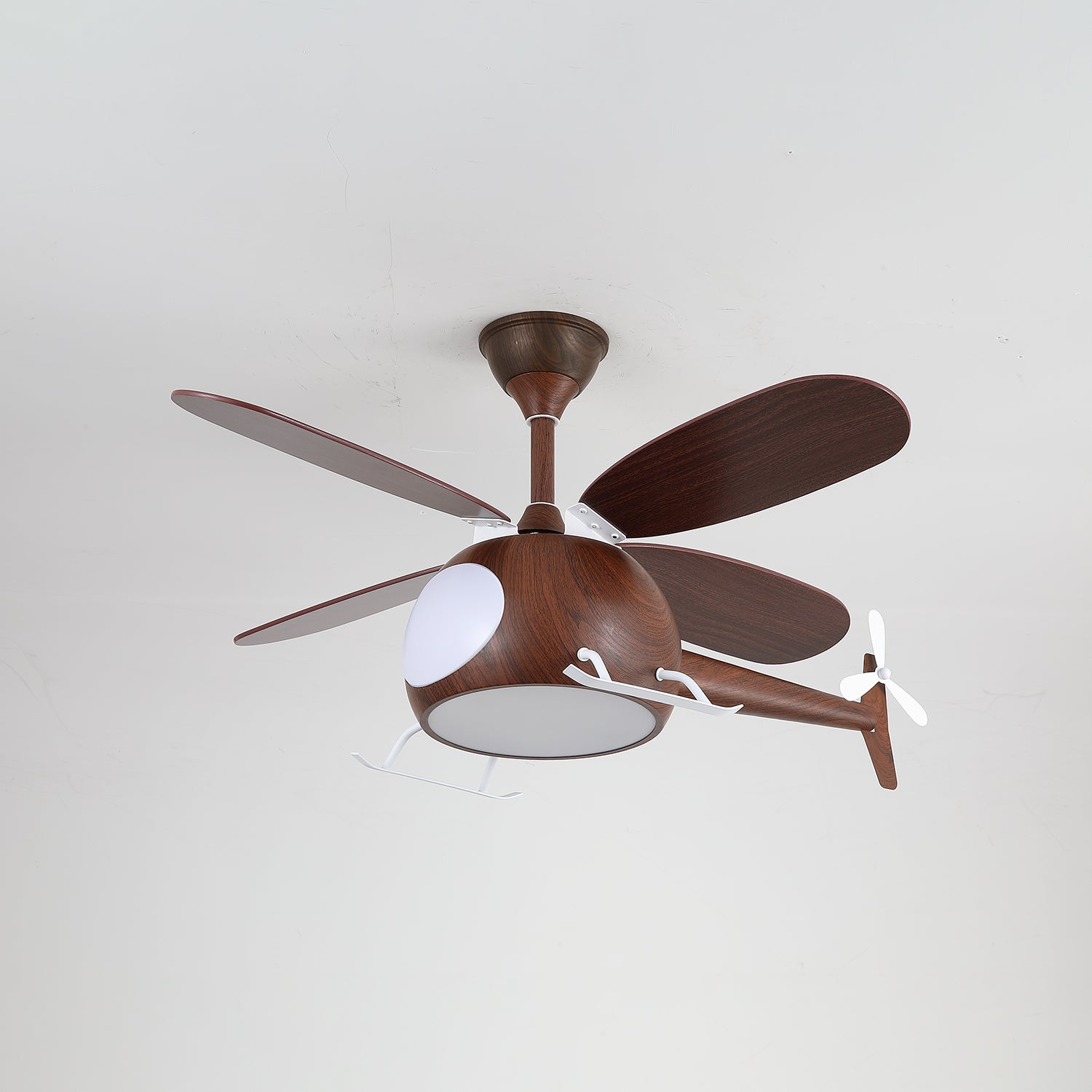 Aviara Modern Wood Ceiling Fan Light - Neutral Decor