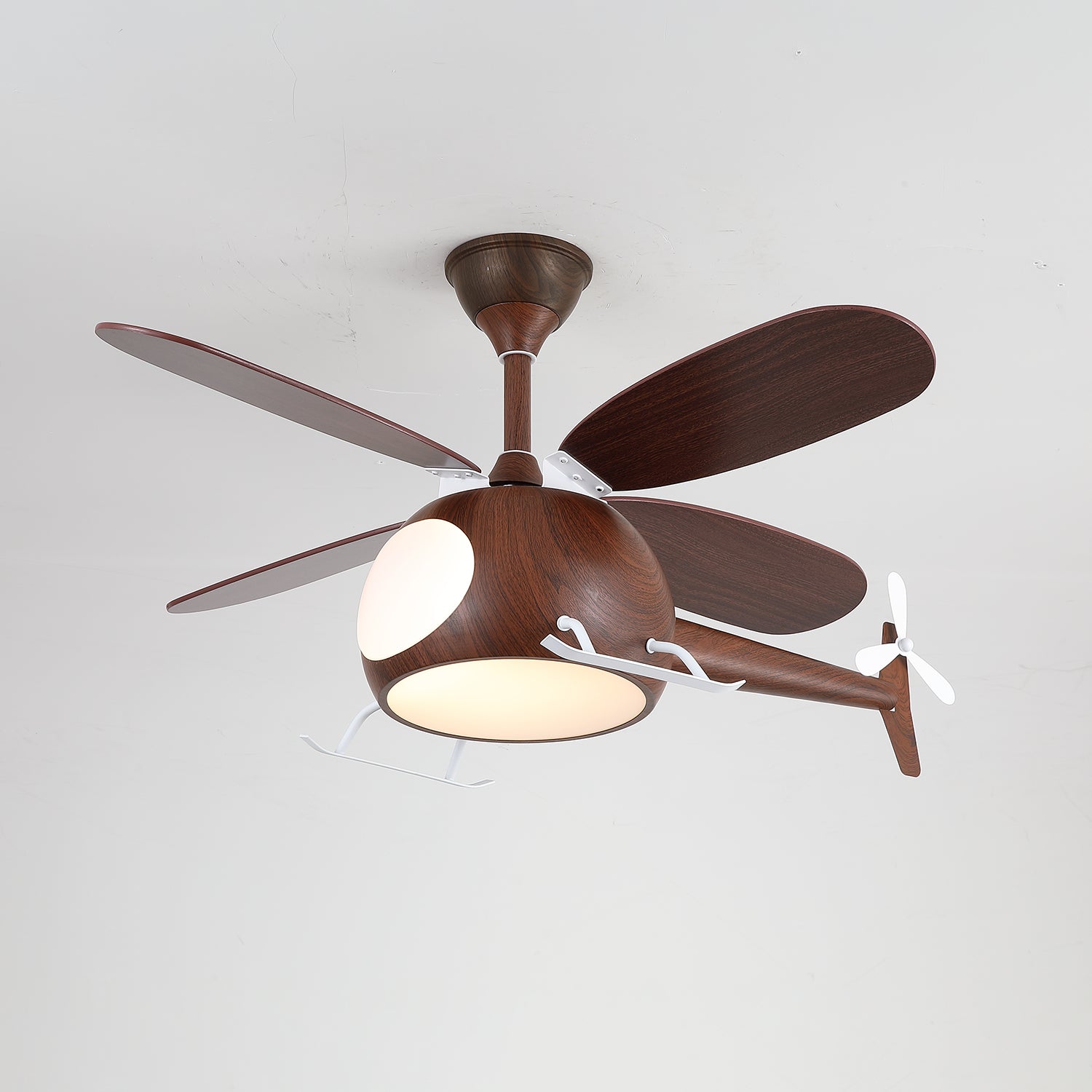 Aviara Modern Wood Breeze Kids Ceiling Fan Light