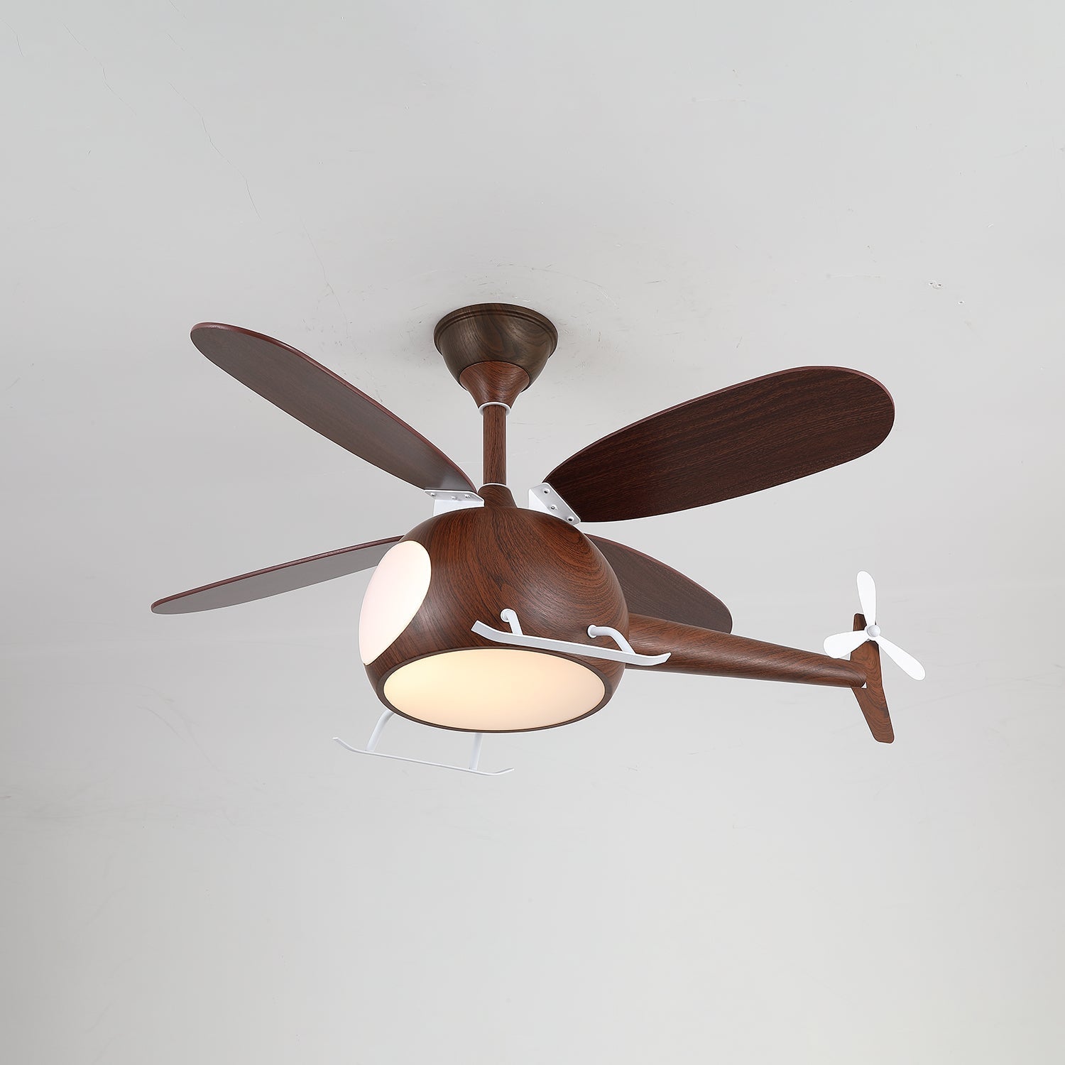 Aviara Modern Wood Breeze Kids Ceiling Fan Light