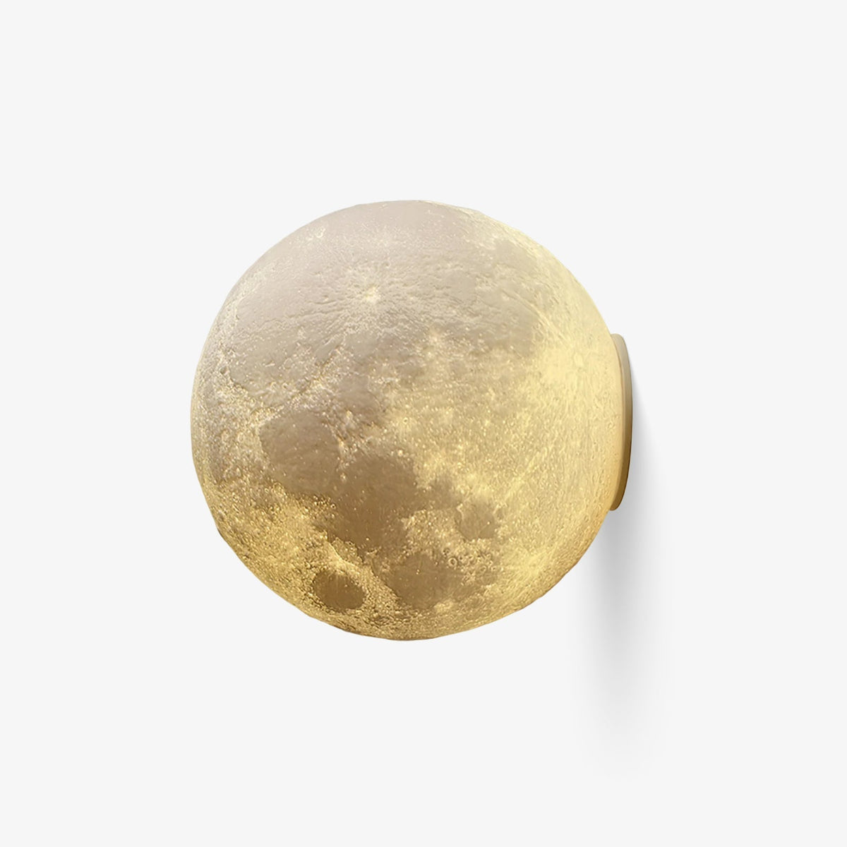 Olsolan Nordic Art Moon 3D Plastic Wall Lamp