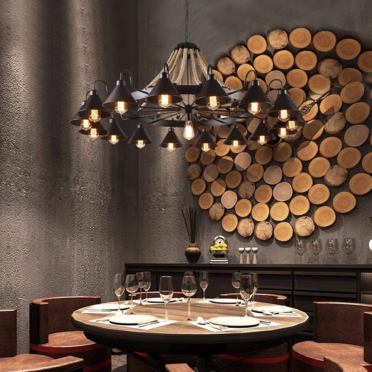Orelalelle Industrial Chandelier