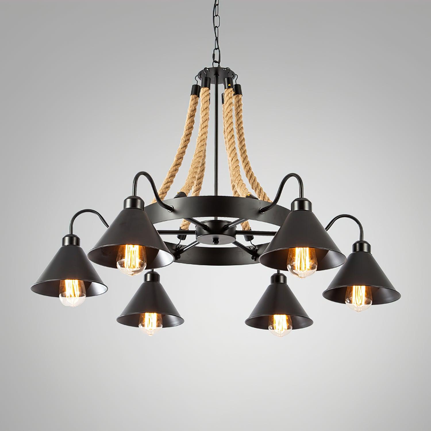 Orelalelle Industrial Chandelier