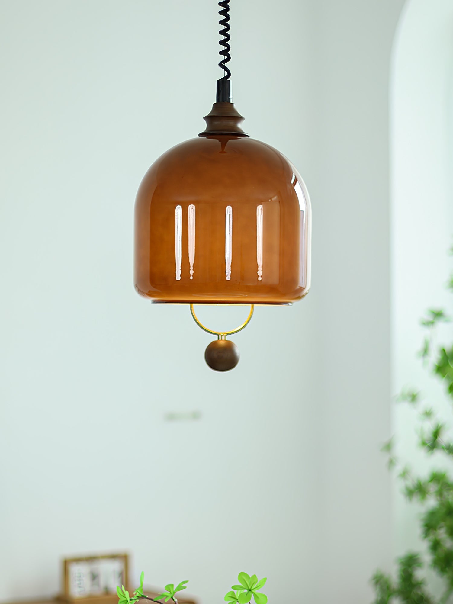 Elveise MInimalist Wood Pendant Light