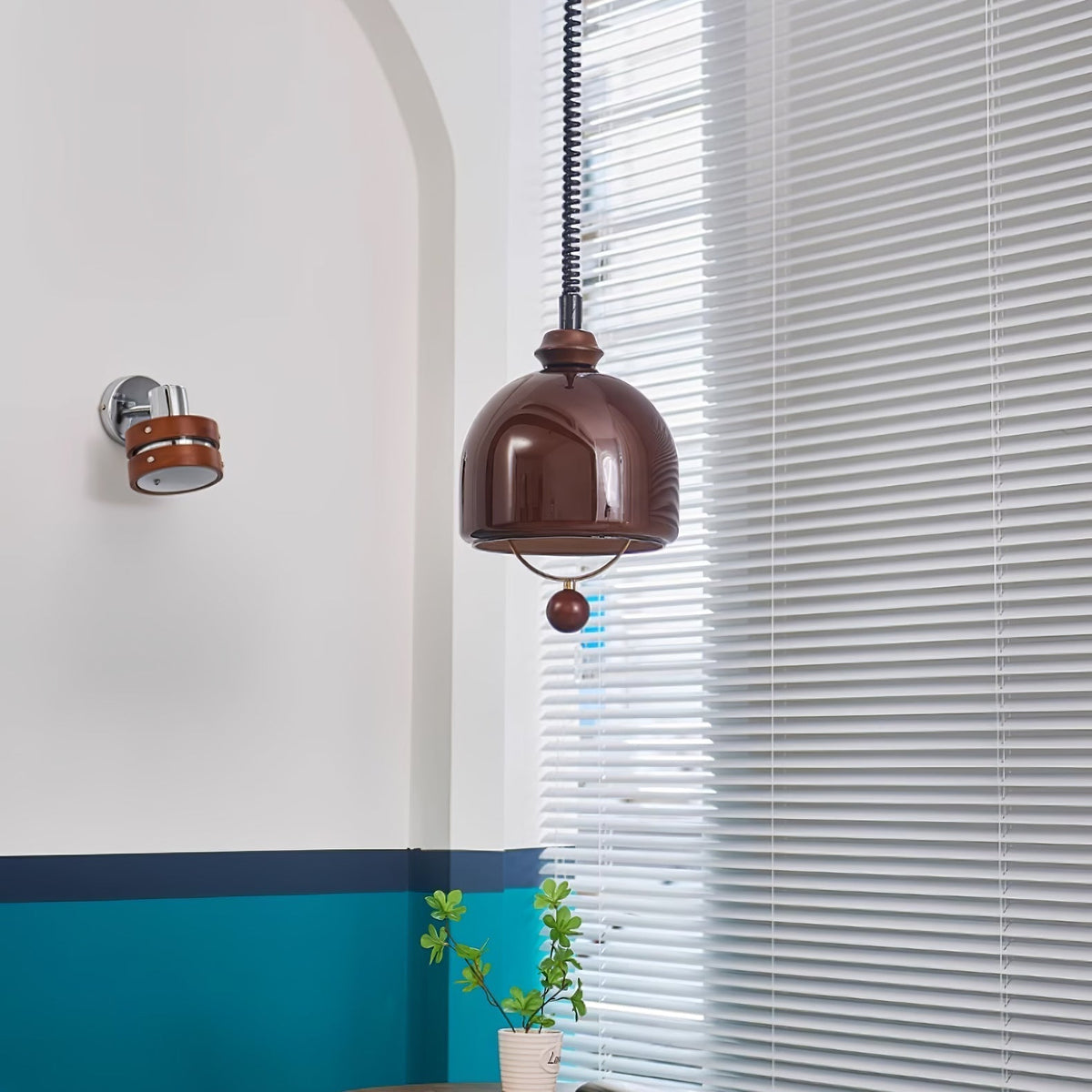 Elveise MInimalist Wood Pendant Light