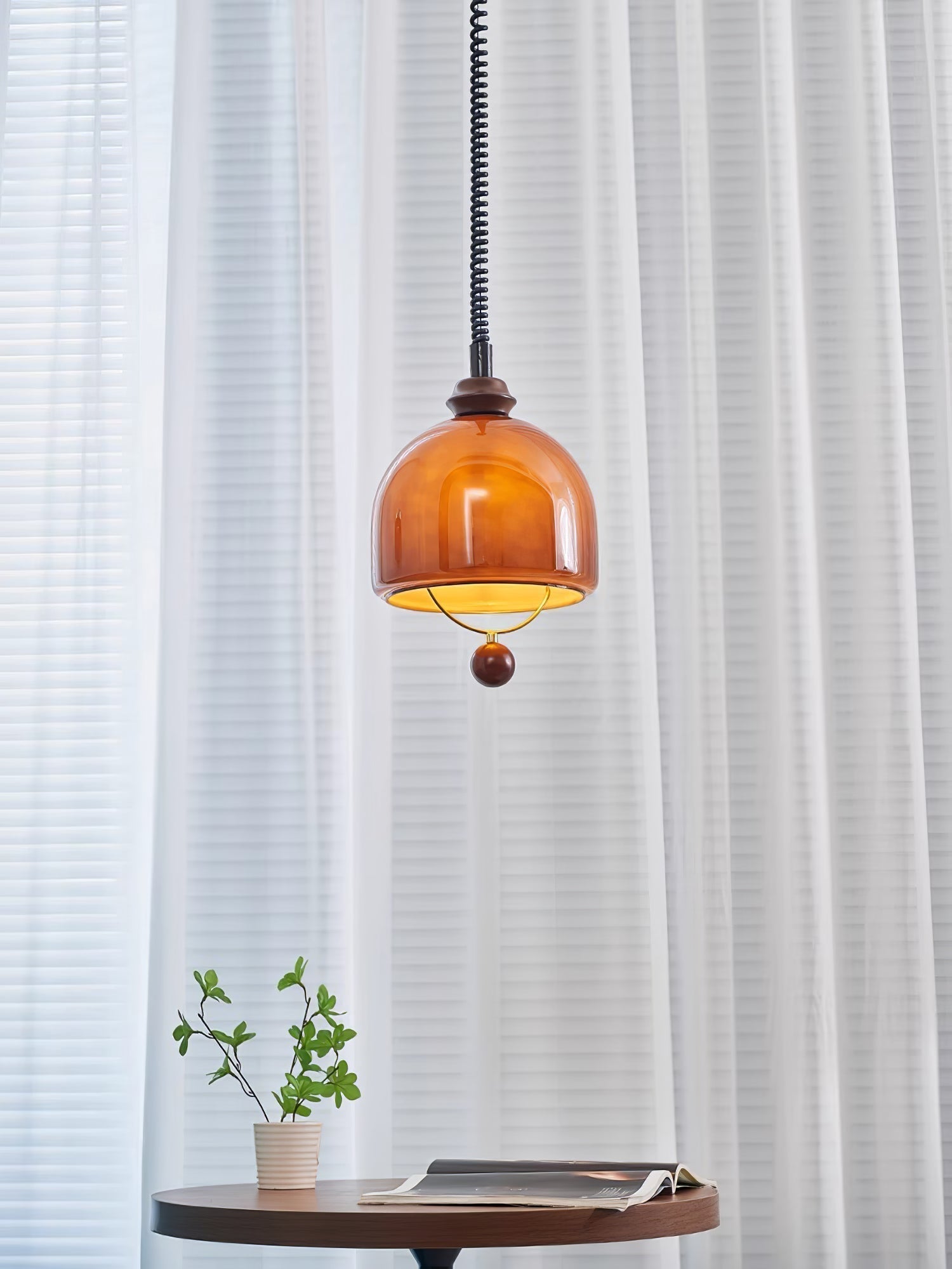 Elveise MInimalist Wood Pendant Light
