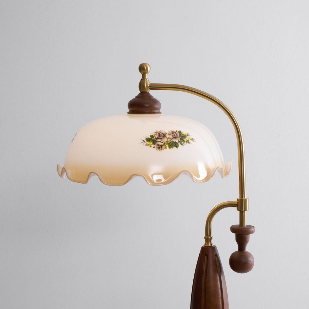 Volorel Vintage Glass Floor Lamp