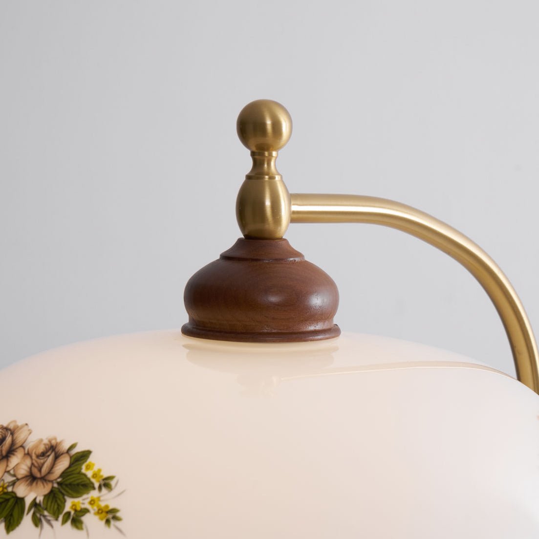 Volorel Vintage Glass Floor Lamp