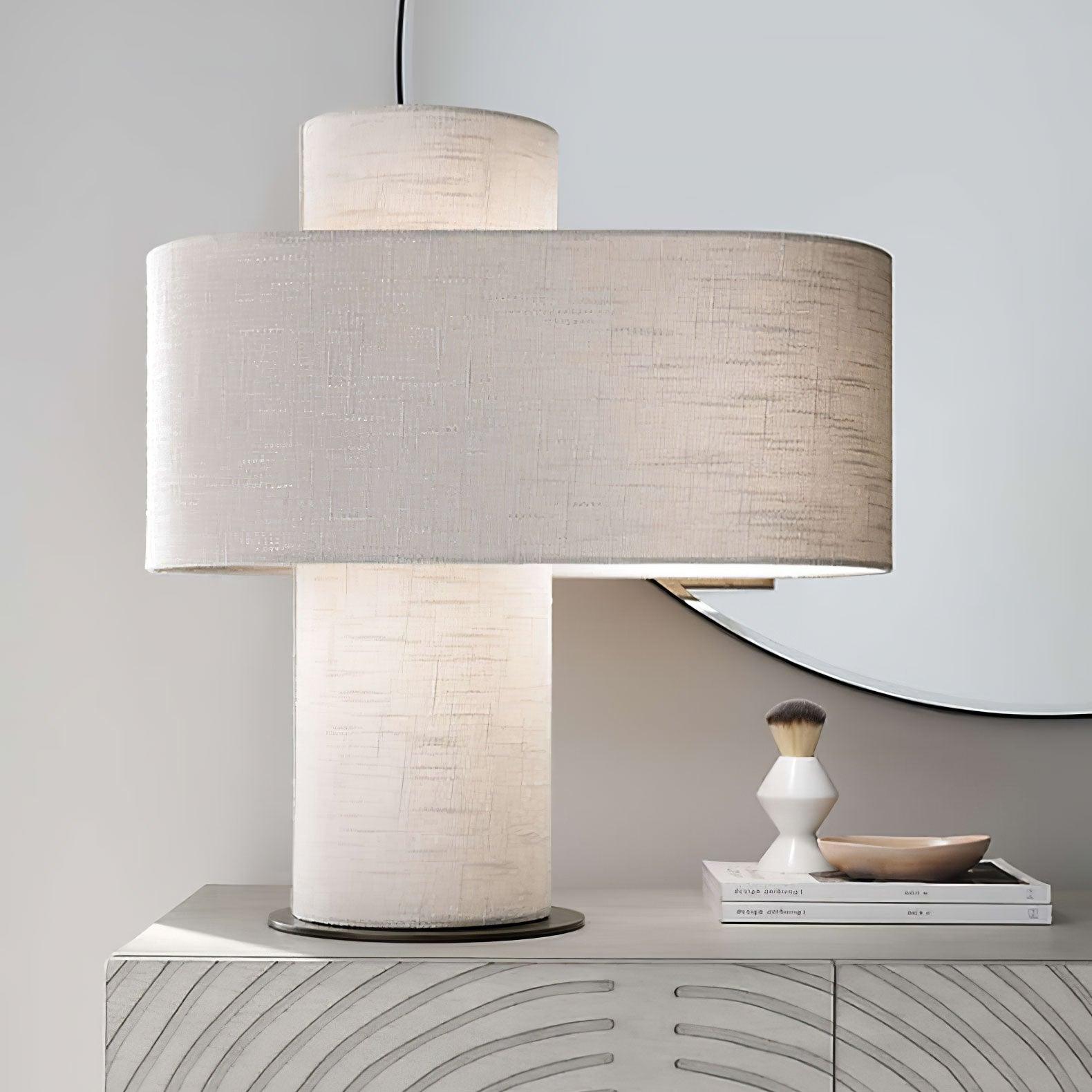 Eurvenil Minimalist Fabric Desk Lamp