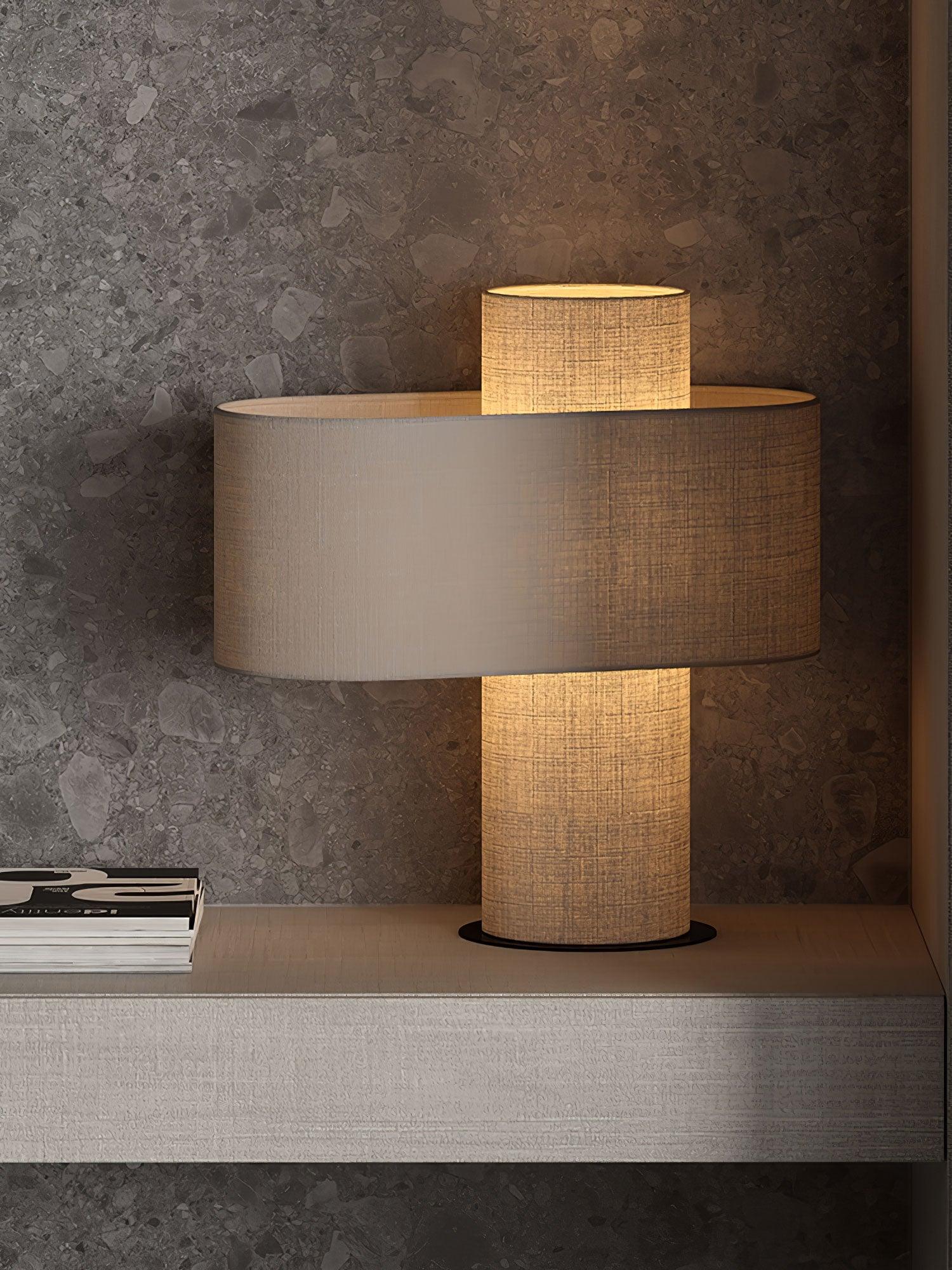 Eurvenil Minimalist Fabric Desk Lamp