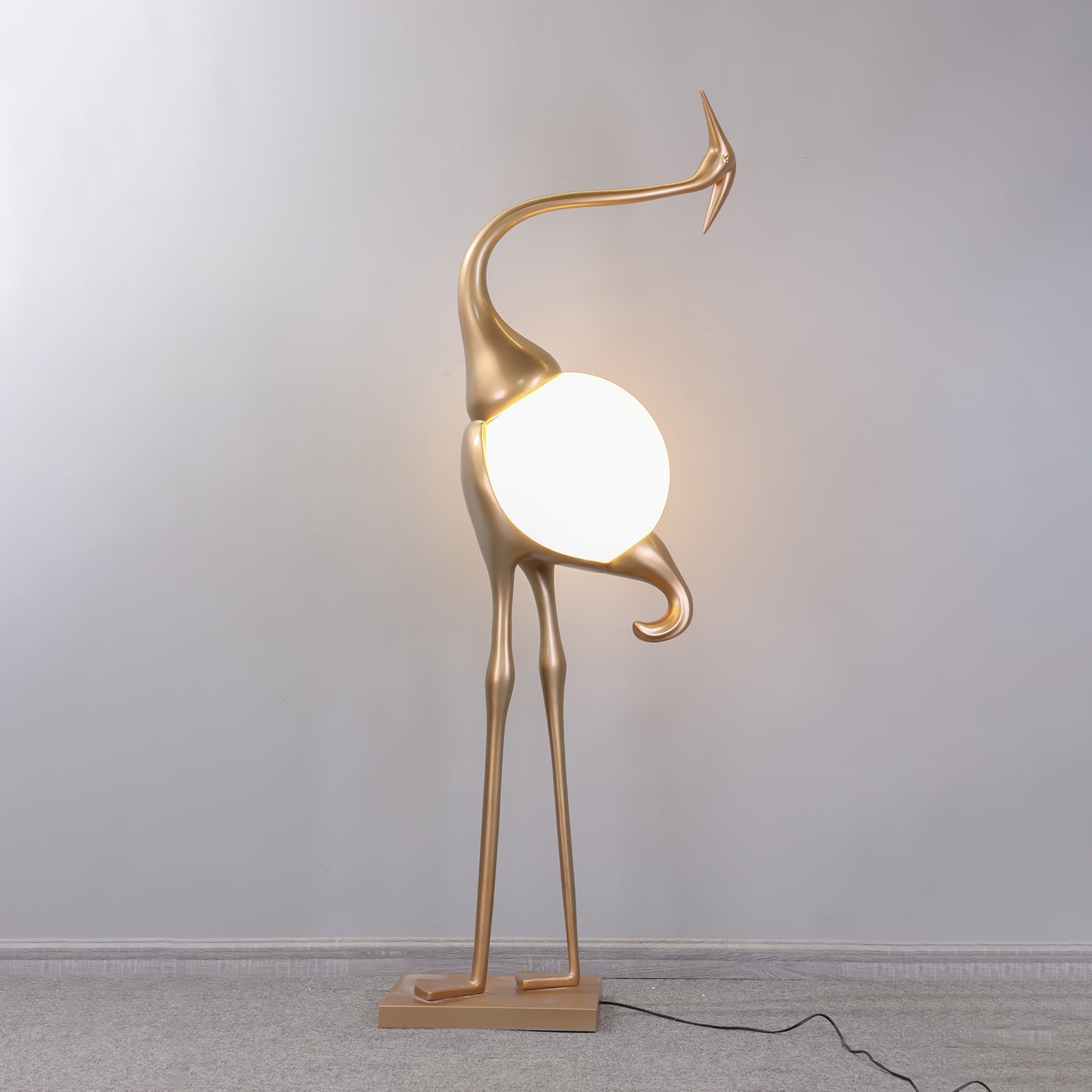 Uraearae Crane Shaped Wall Sconce
