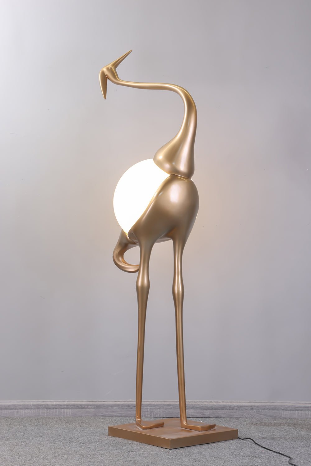 Uraearae Crane Shaped Wall Sconce