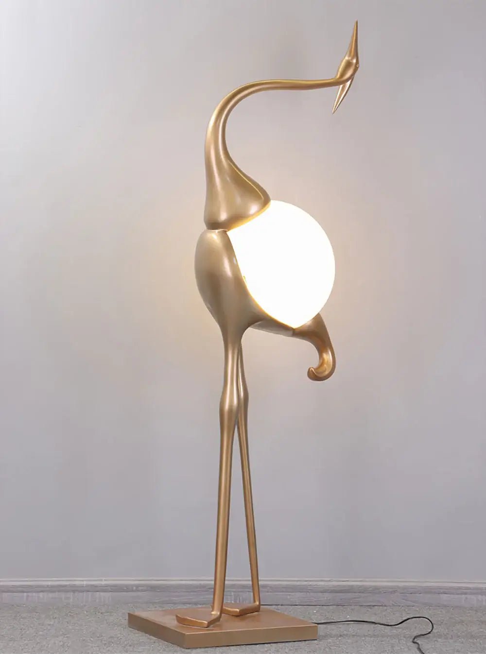 Uraearae Crane Shaped Wall Sconce