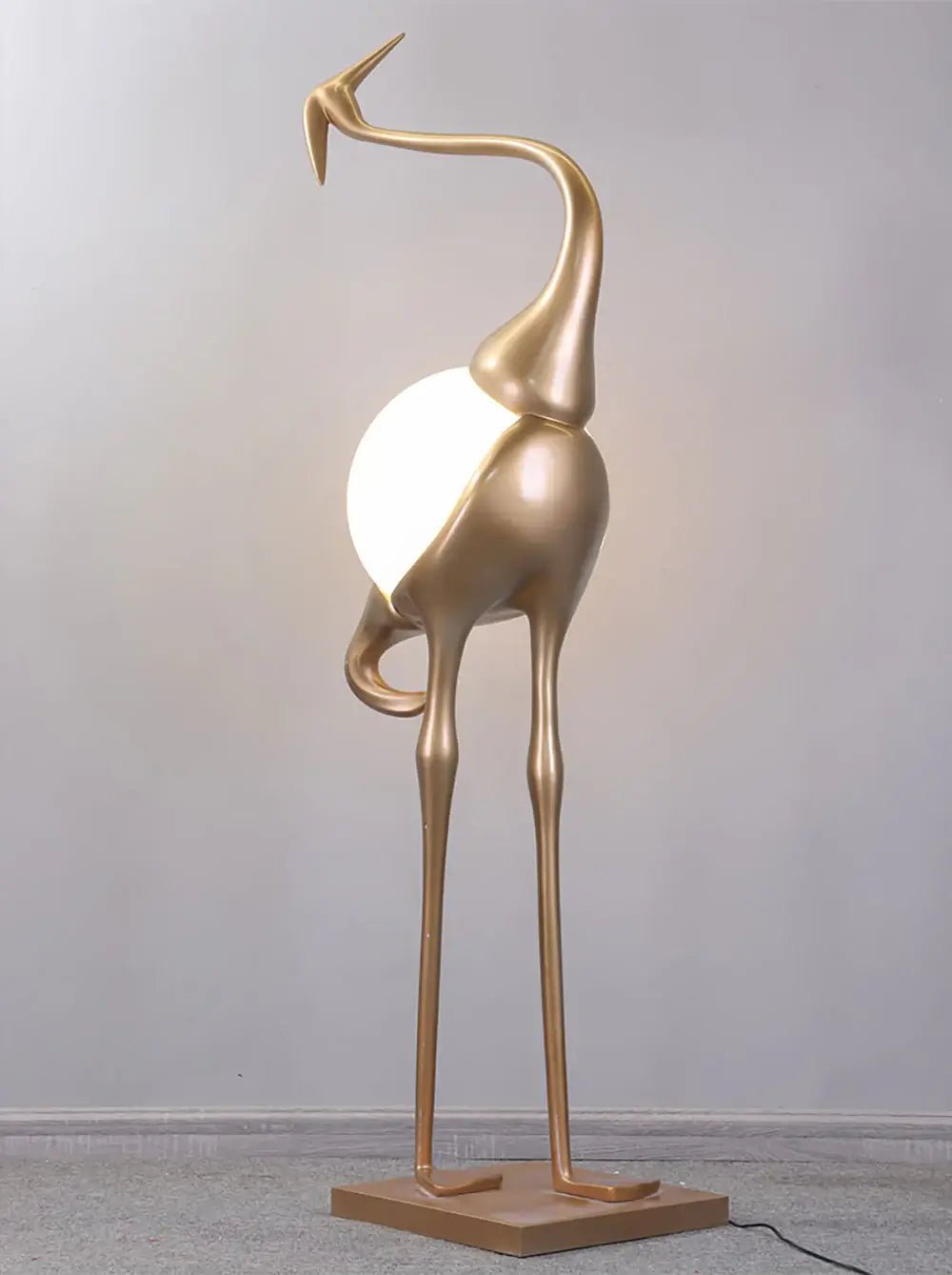 Uraearae Crane Shaped Wall Sconce