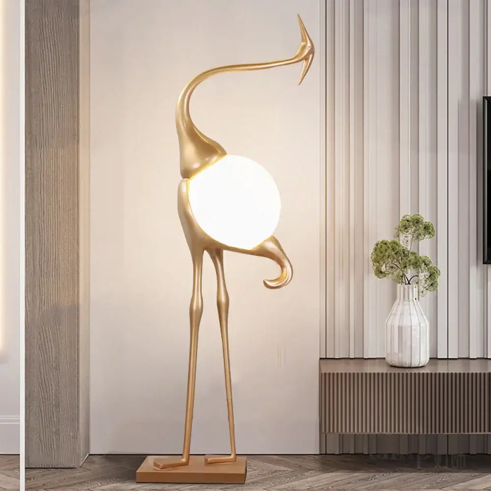 Uraearae Crane Shaped Wall Sconce