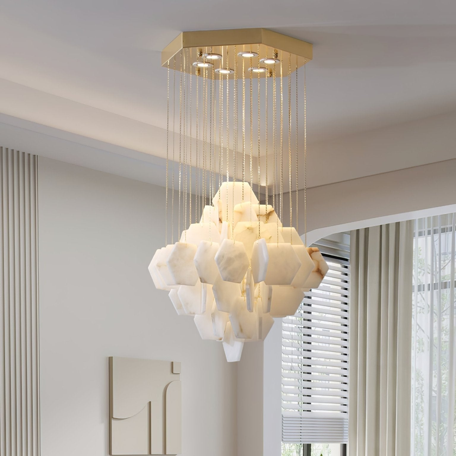 Avenanena Luxury Alabaster Chandelier