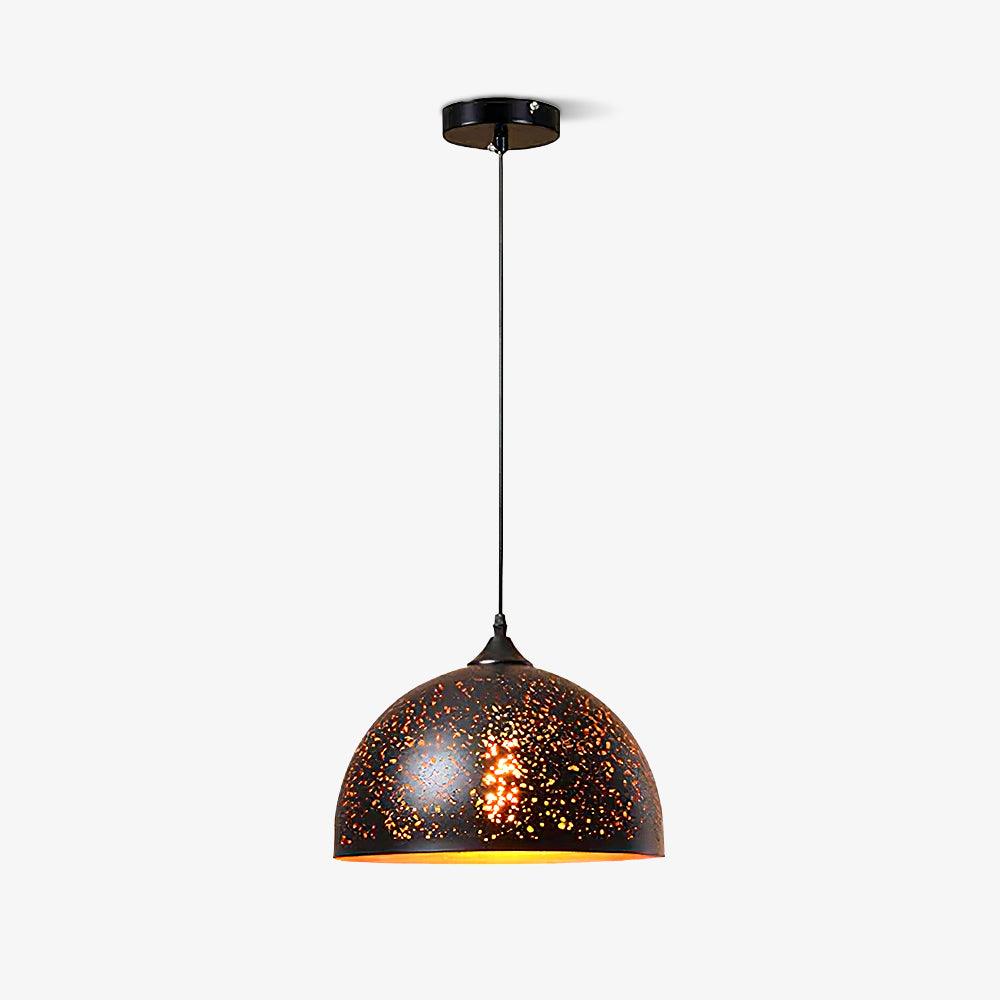 Solara Pendant Lamp Hollow Industrial Vintage - Neutral Decor