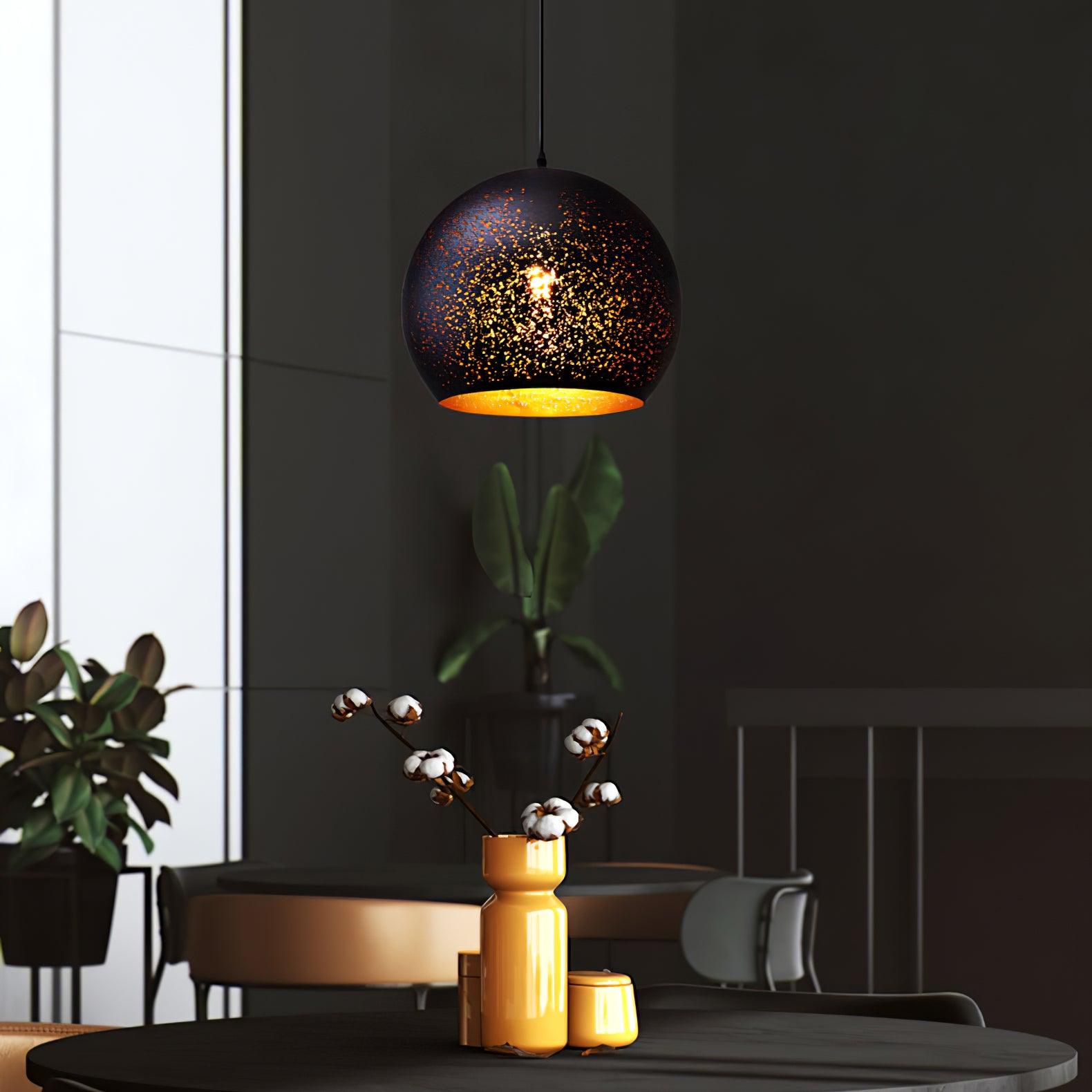 Solara Pendant Lamp Hollow Industrial Vintage - Neutral Decor