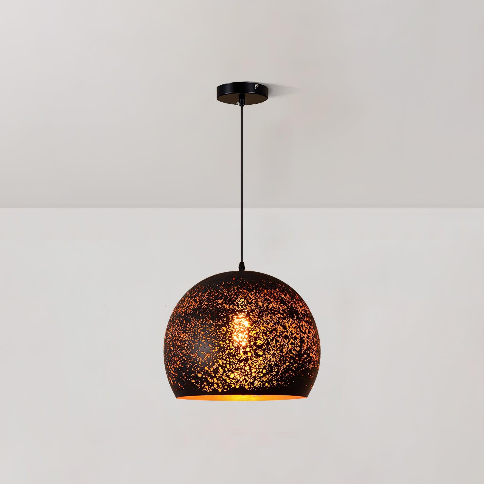 Solara Pendant Lamp Hollow Industrial Vintage - Neutral Decor