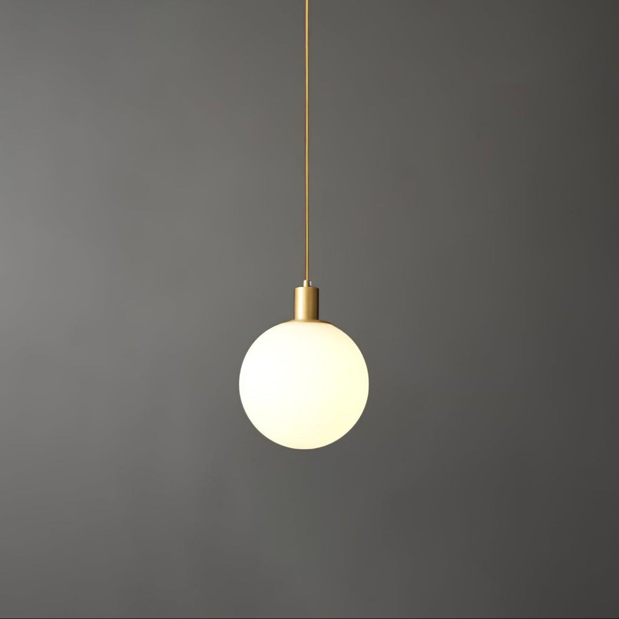 Orlabrook Brass Globe Pendant Light