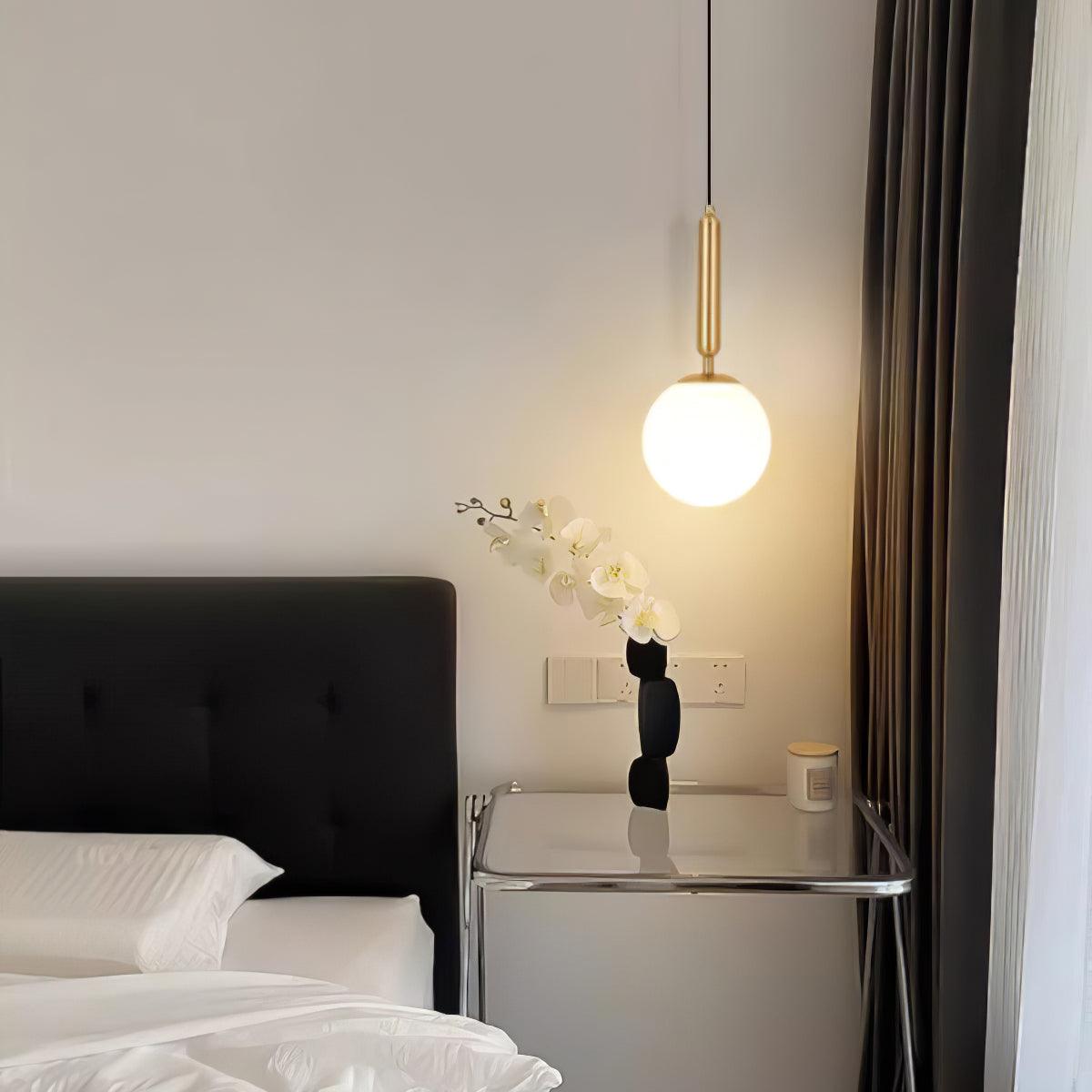Orlabrook Brass Globe Pendant Light