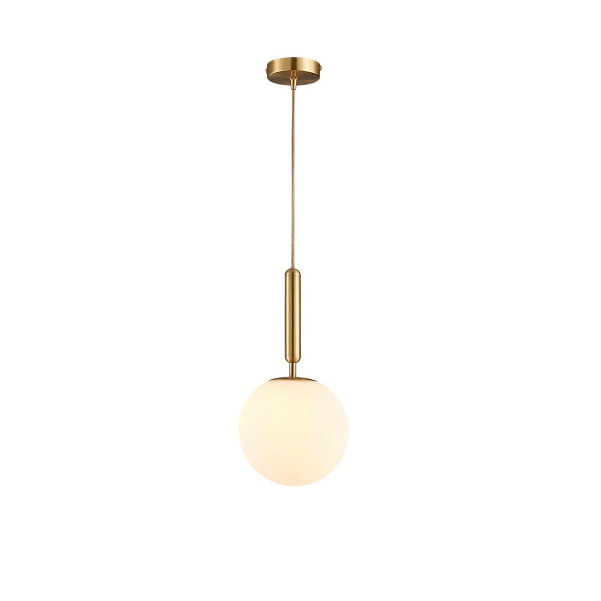 Orlabrook Brass Globe Pendant Light