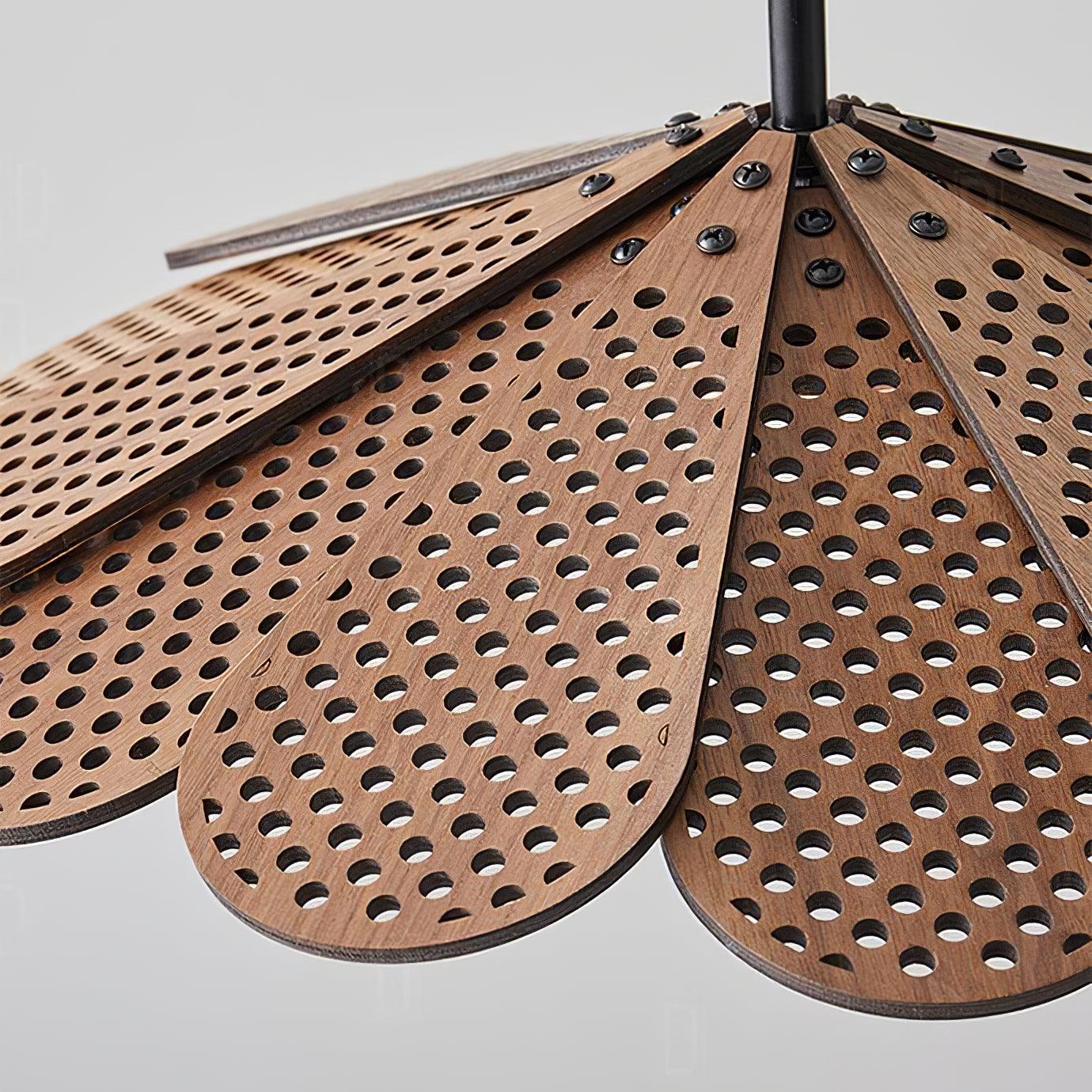 Zevarus Nordic Art Wabi-Sabi Wood Pendant Light
