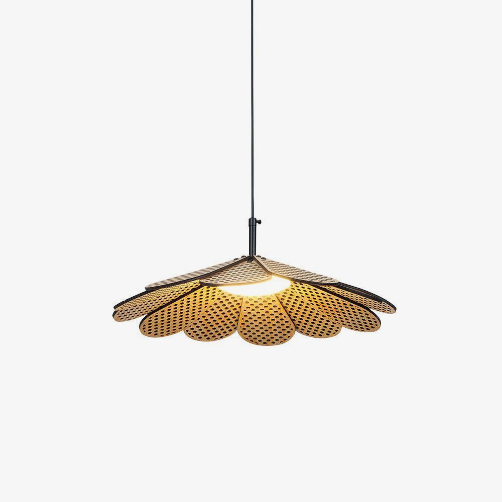 Zevarus Nordic Art Wabi-Sabi Wood Pendant Light