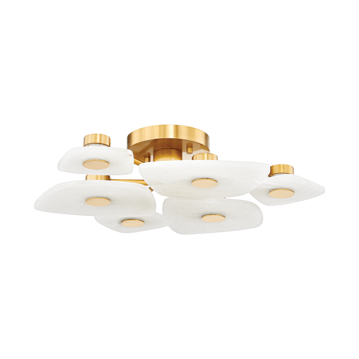 Ilsilyra Petal Shaped Glass Ceiling Light