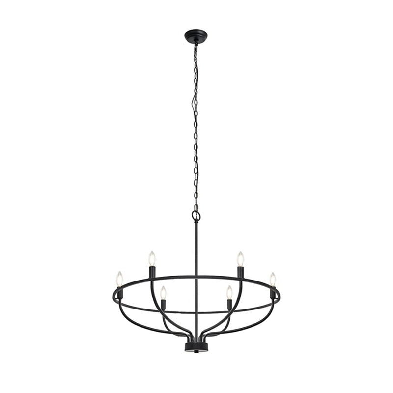 Aurinella Brass Gold Candelabra Chandelier