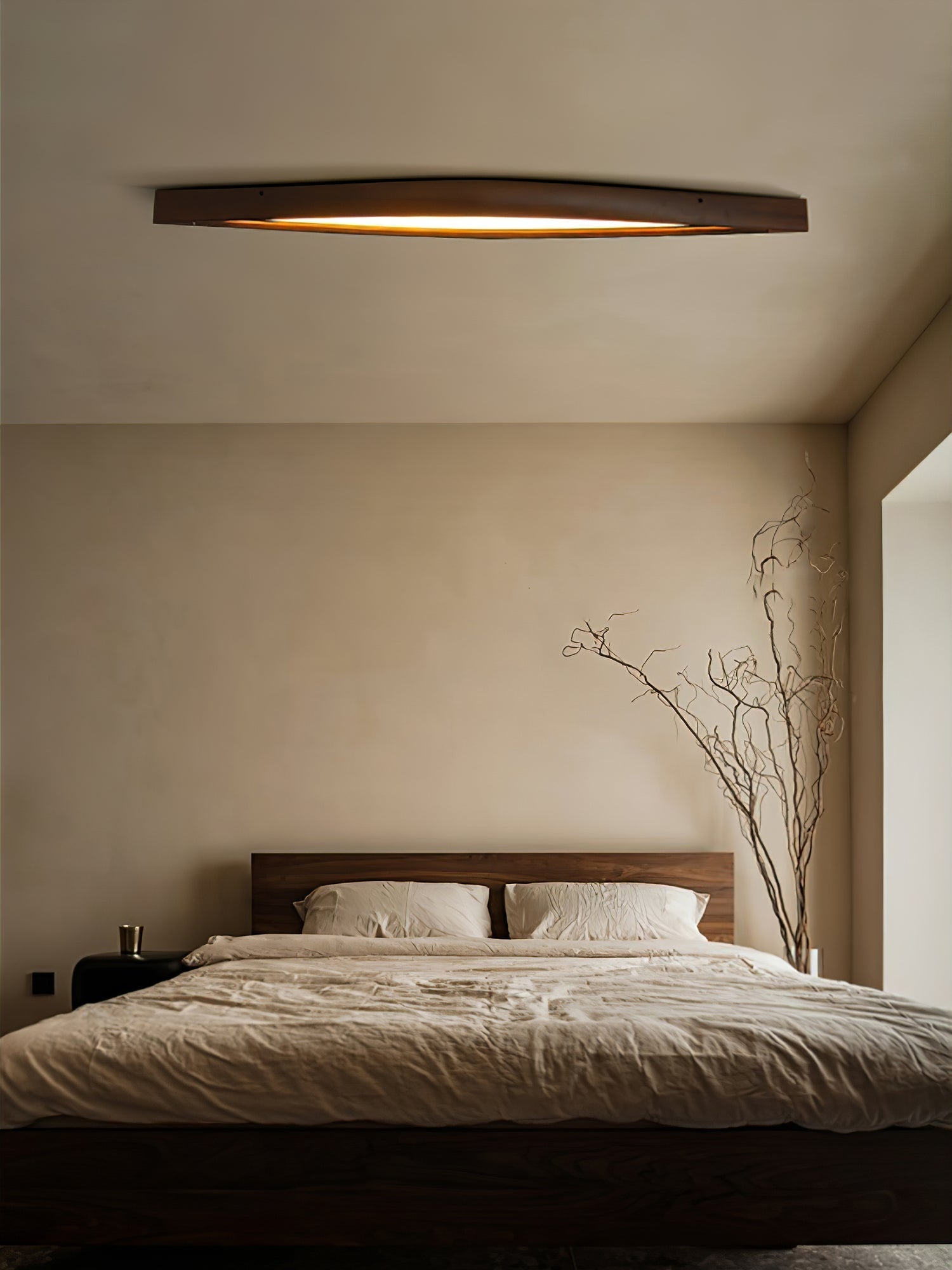 Alnoreth Nordic Horizon Linear Wood Ceiling Lamp