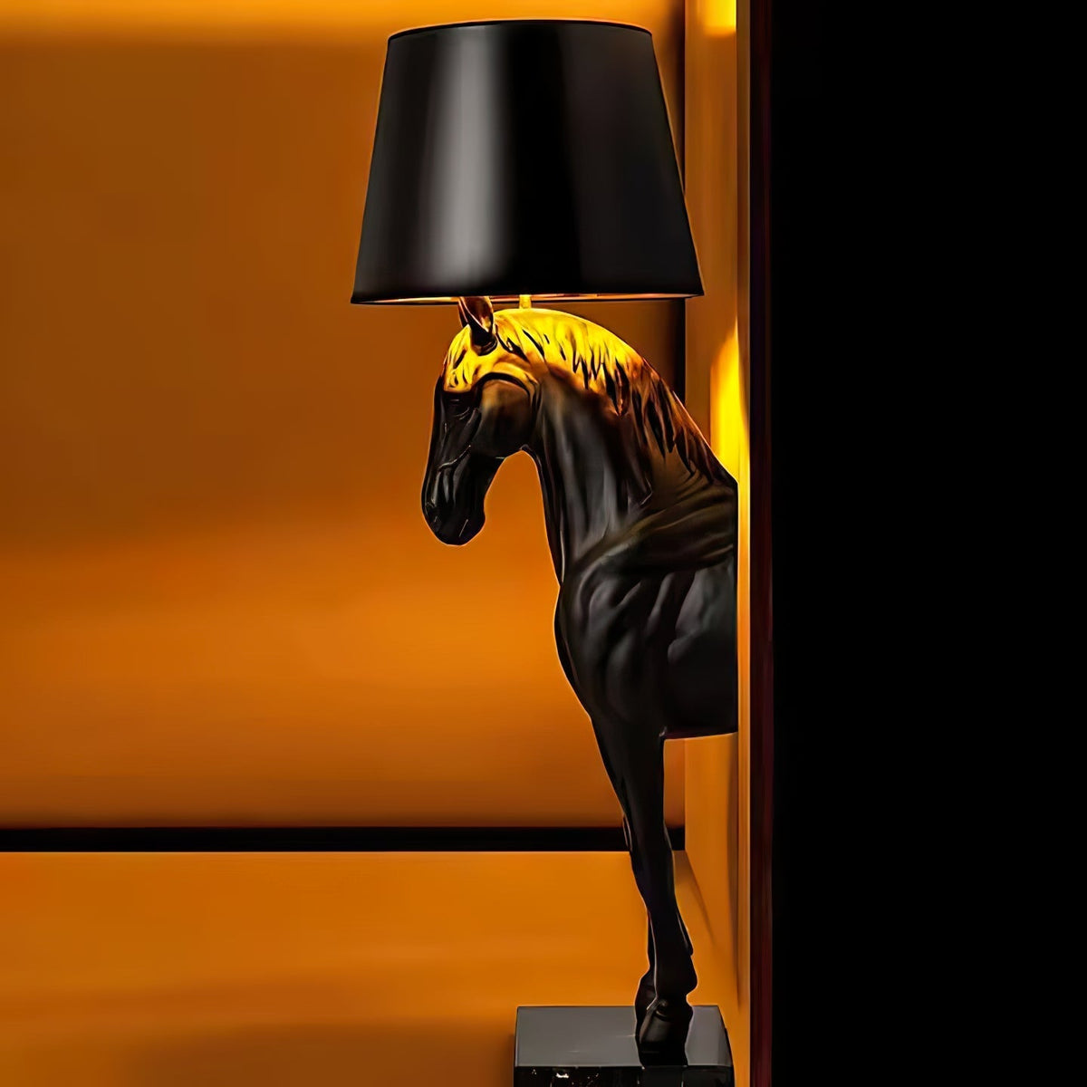 Brammell Horse Statue Floor Lamp