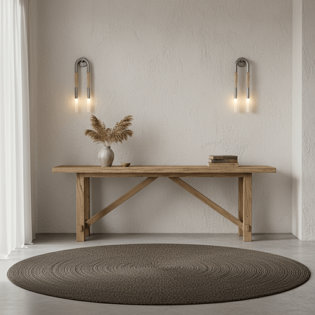 Neracrest Horsehair Indoor Wall Light