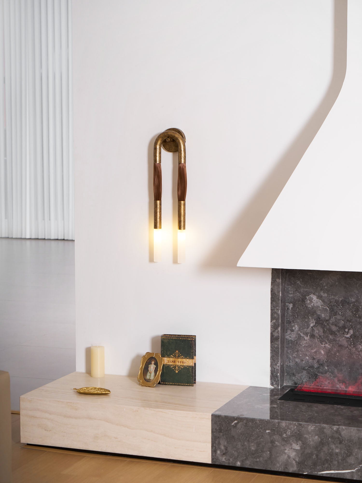 Neracrest Horsehair Indoor Wall Light