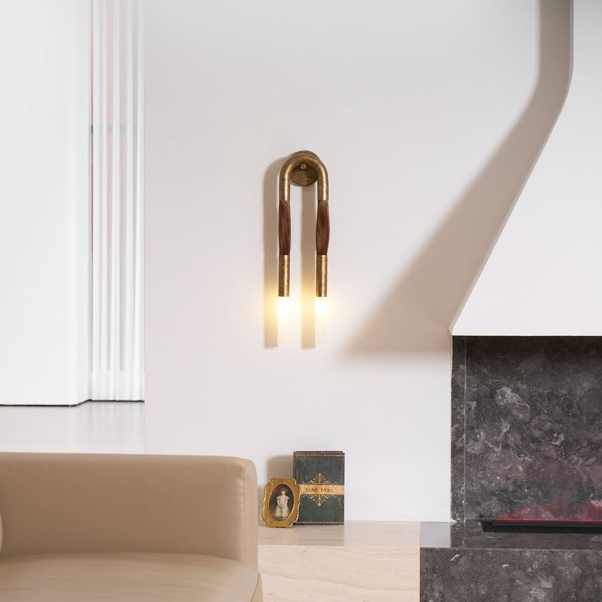 Neracrest Horsehair Indoor Wall Light