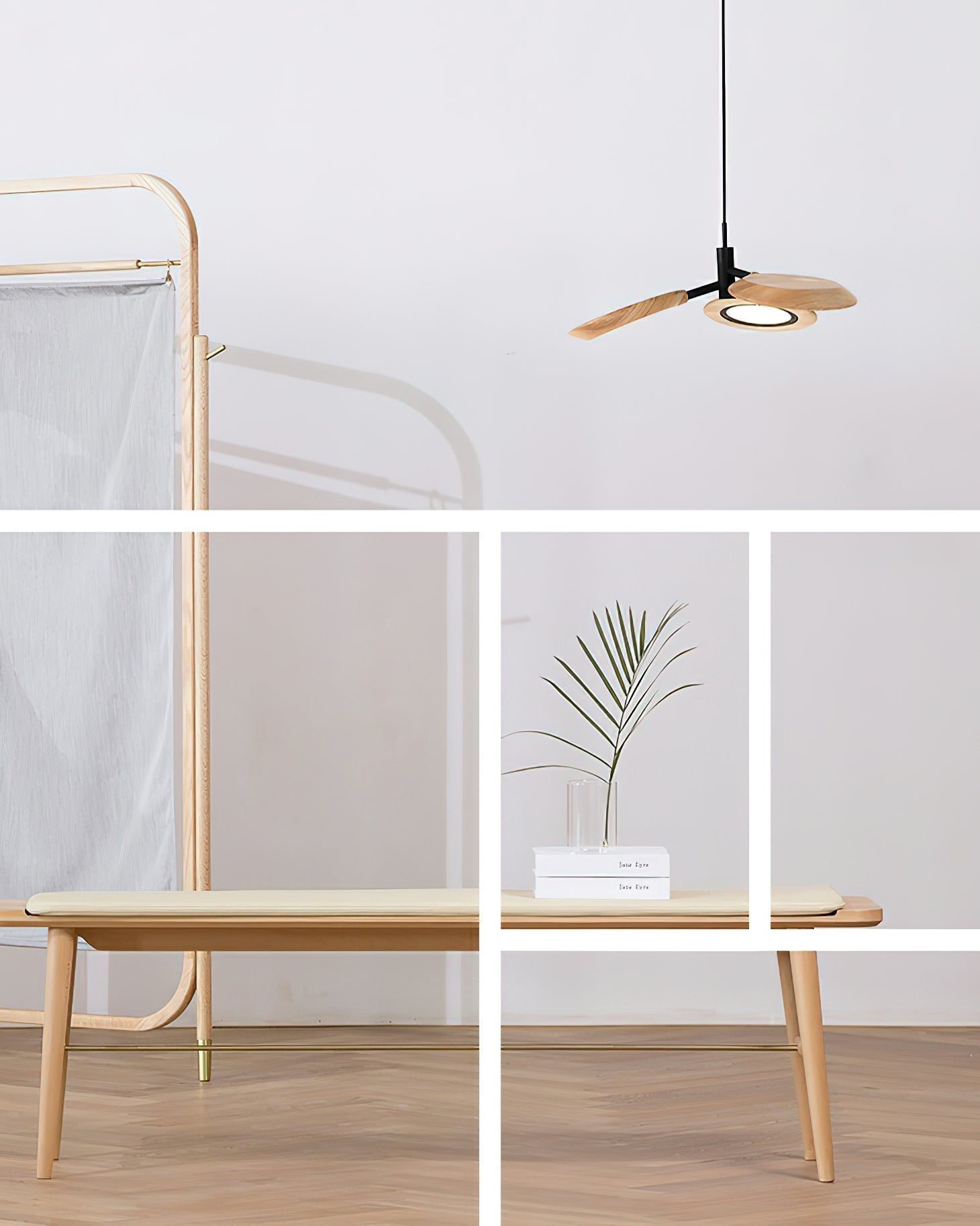 Alnoraris Tiered Wood Pendant Light