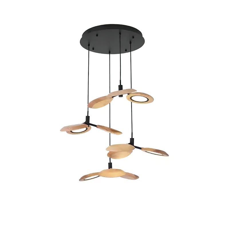 Alnoraris Tiered Wood Pendant Light