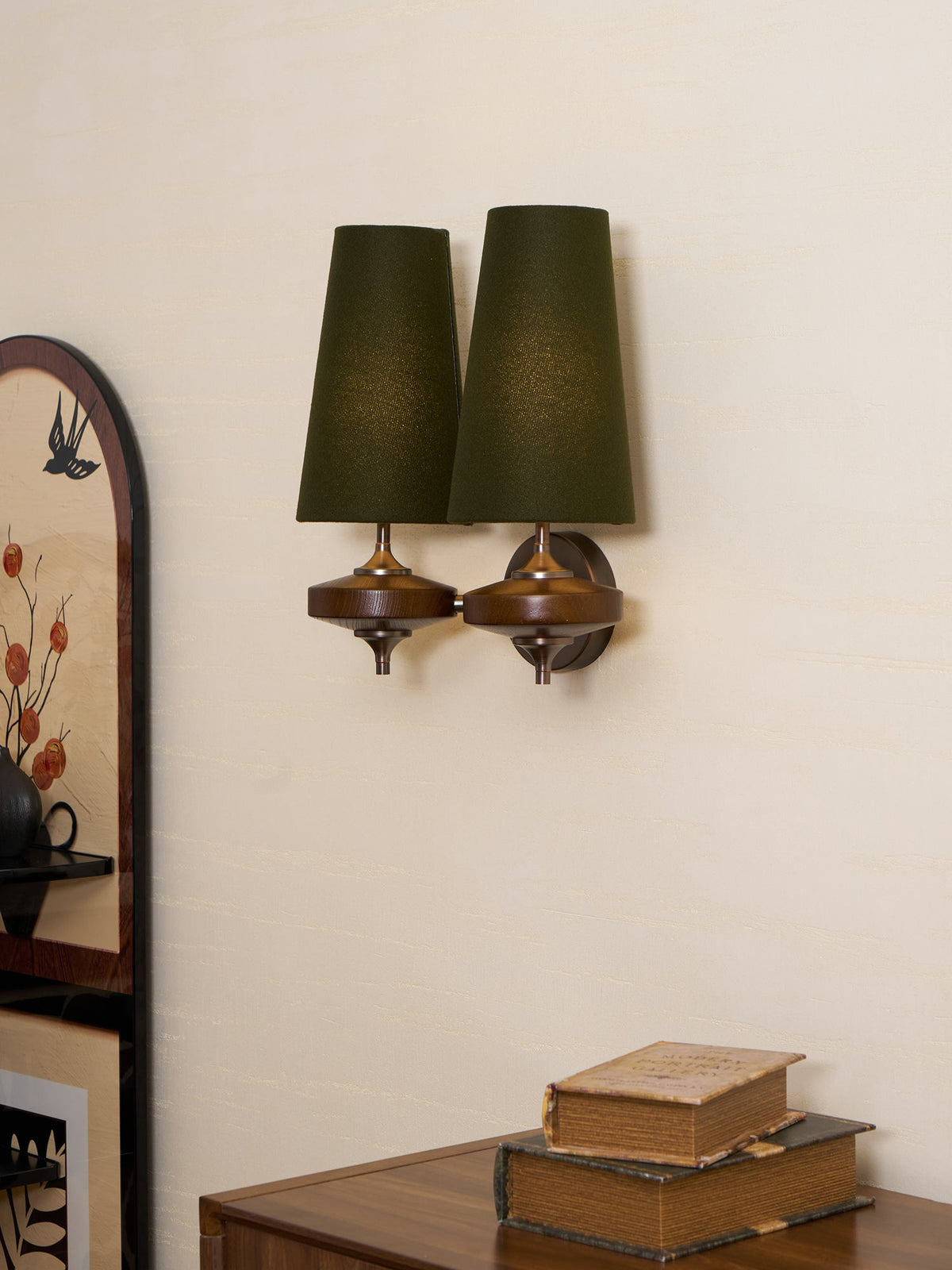 Ravenvale Twin Shade Indoor Wall Light