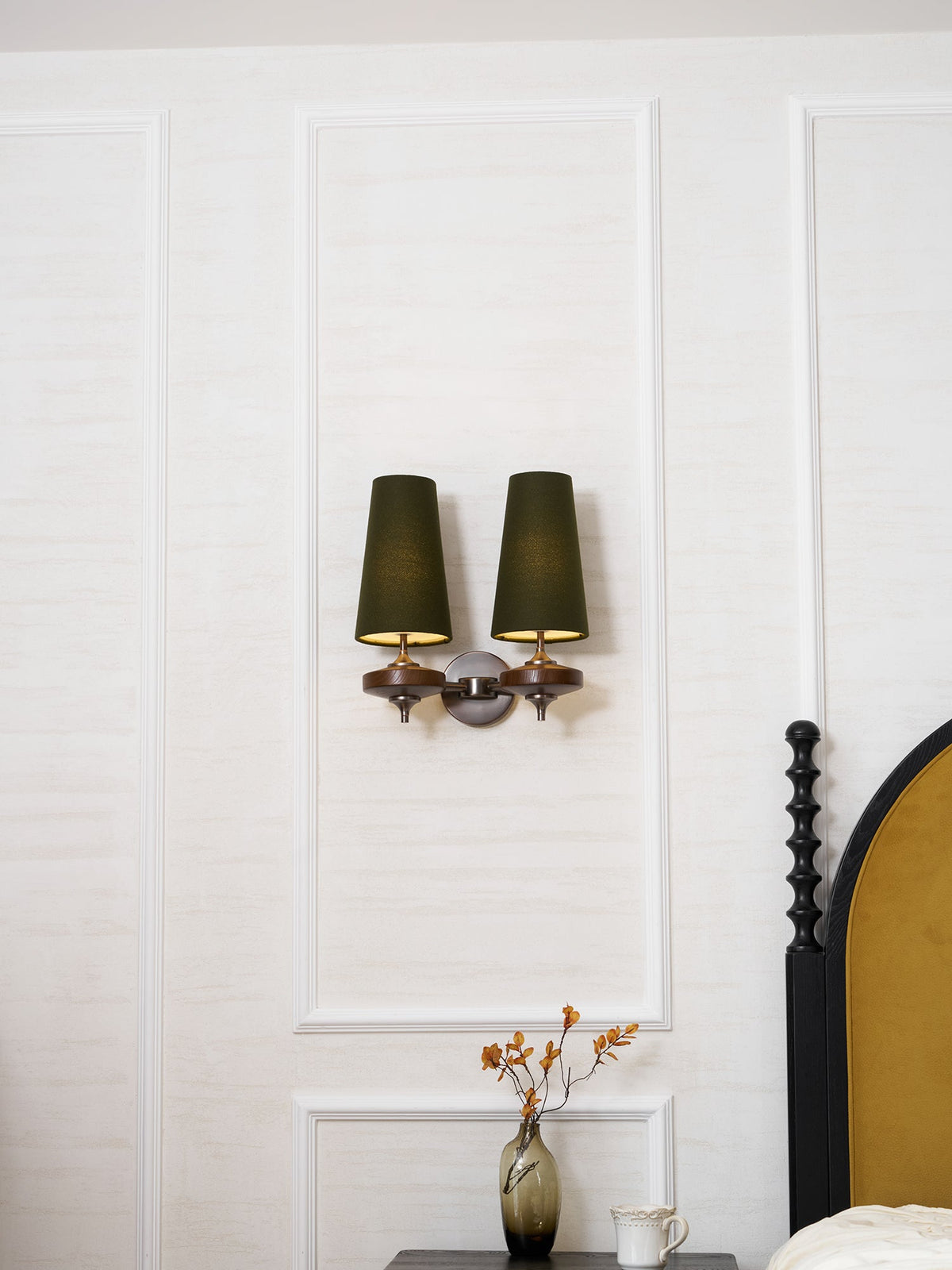 Ravenvale Twin Shade Indoor Wall Light