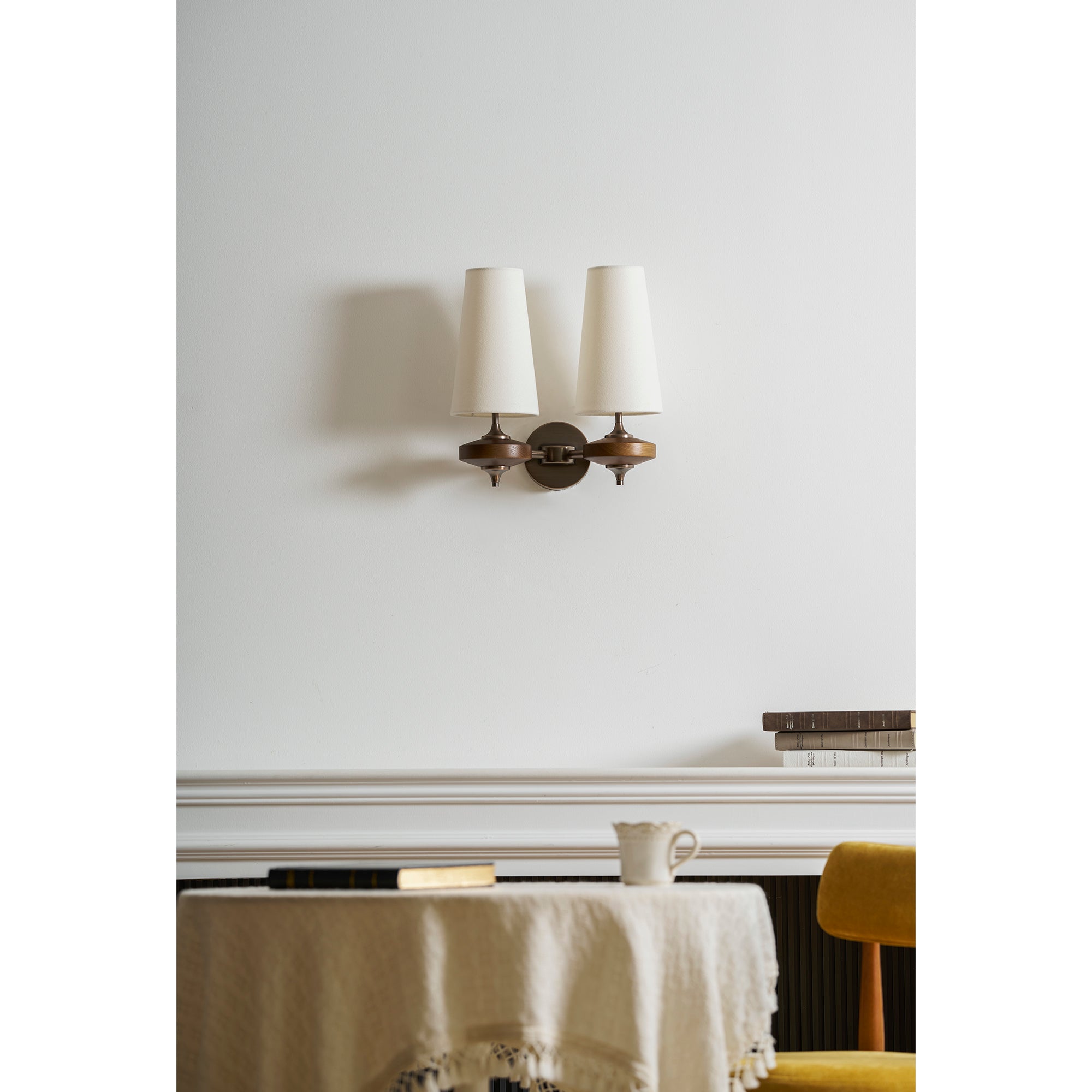 Ravenvale Twin Shade Indoor Wall Light