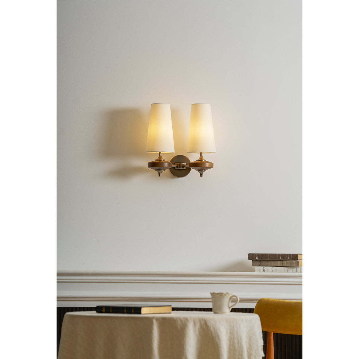 Ravenvale Twin Shade Indoor Wall Light
