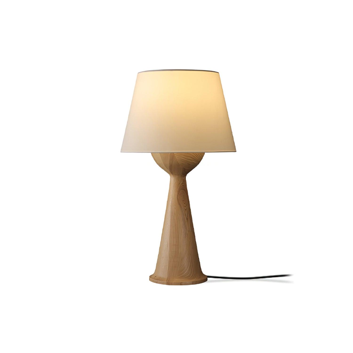 Tempo Vintage Wood Table Lamp