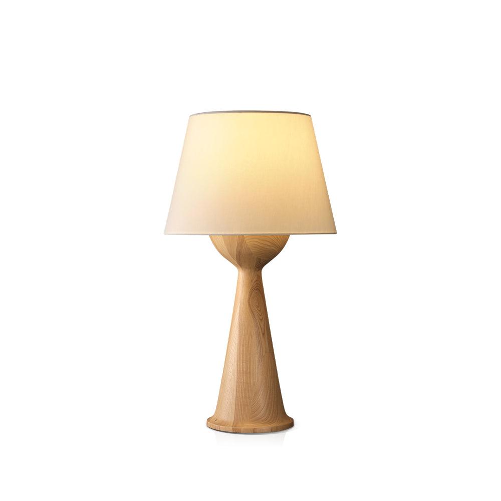 Tempo Vintage Wood Table Lamp