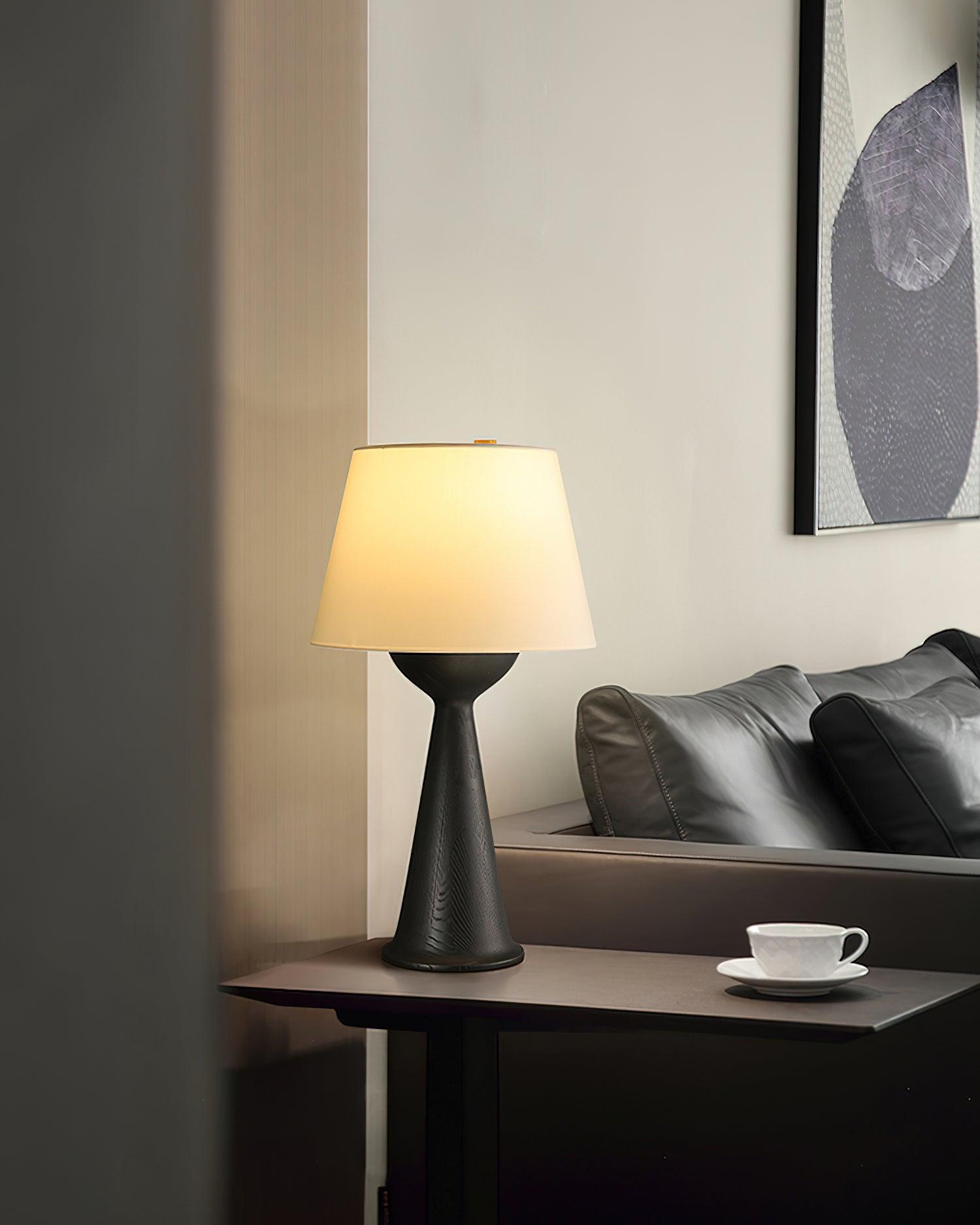 Tempo Vintage Wood Table Lamp