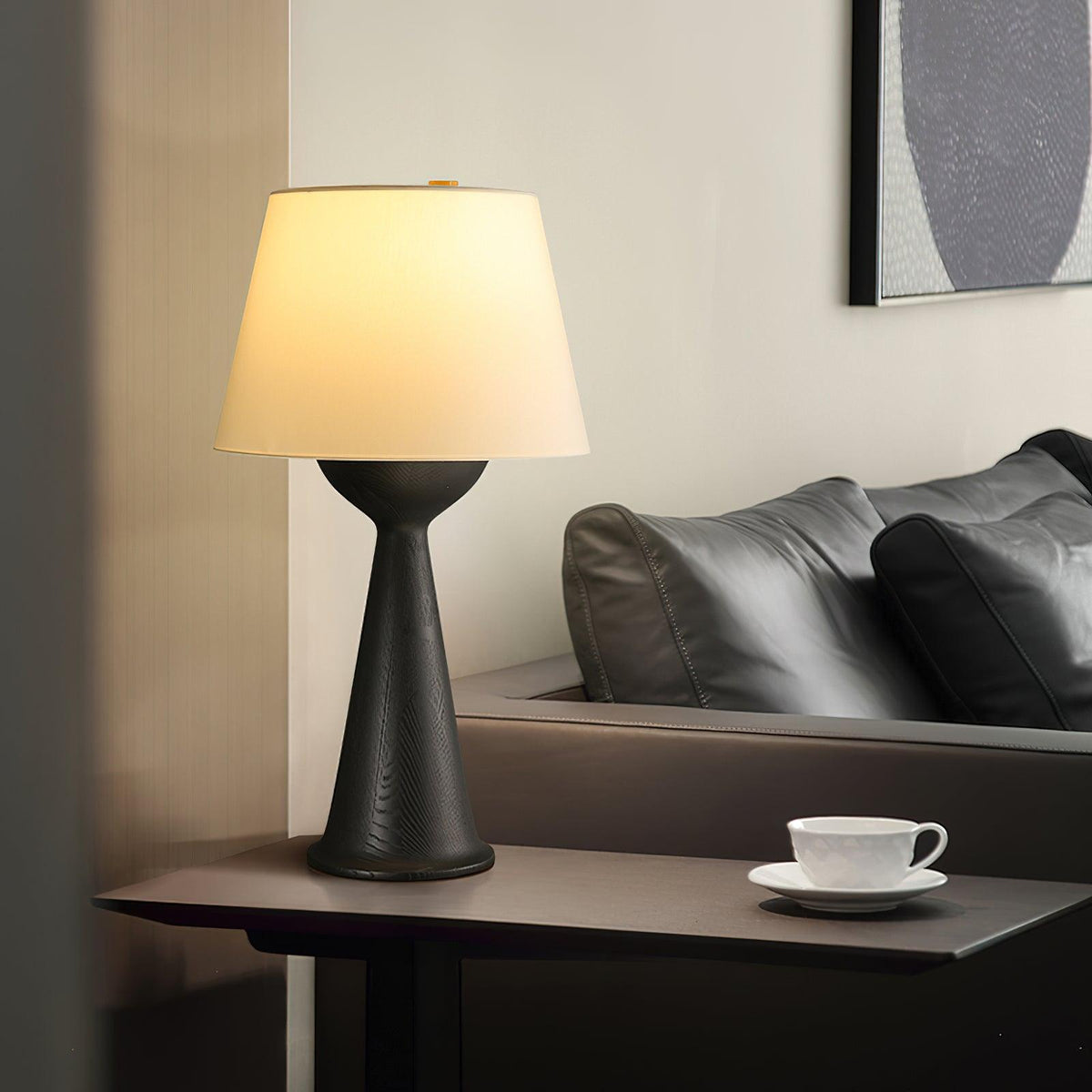 Tempo Vintage Wood Table Lamp