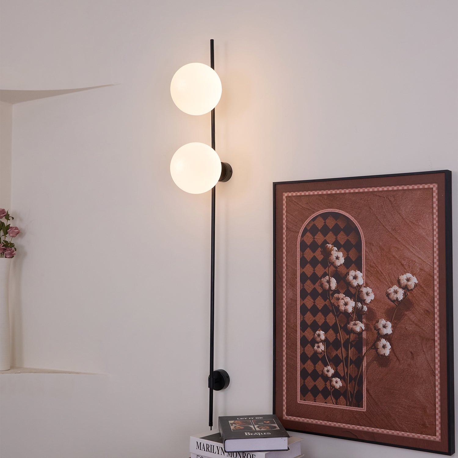 Evshaora Modern Minimalist Glass Wall Light