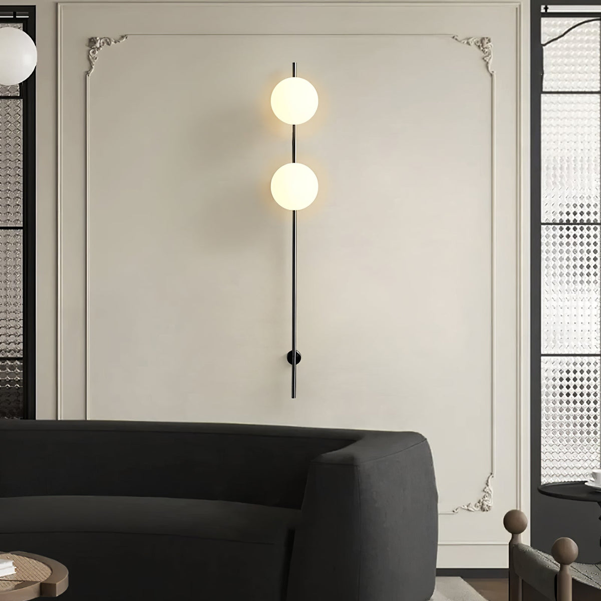 Nerylor Modern Minimalist Glass Wall Light