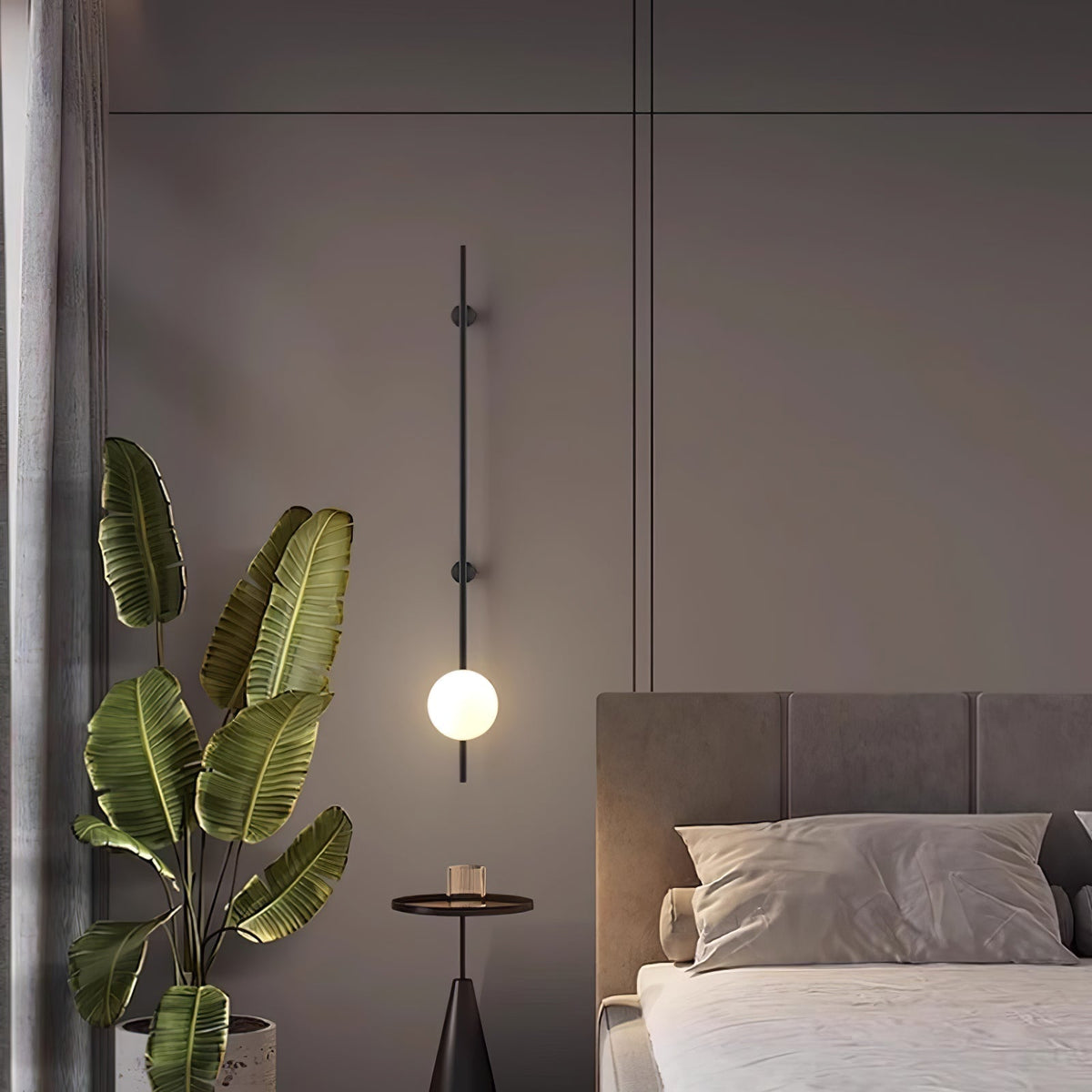 Nerylor Modern Minimalist Glass Wall Light